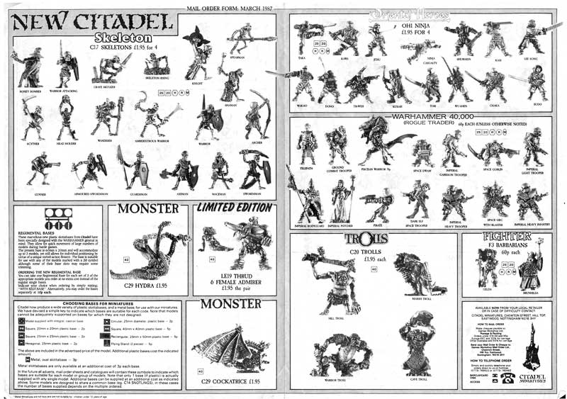 March 1987 Flyer