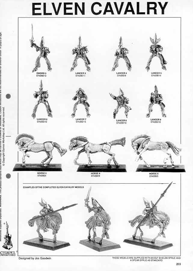 click to zoom to larger image: cat1991bp203elfcavalry-00.htm.