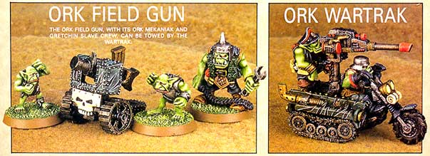 Ork Wartrak & Field Gun - WD112 (Apr 89)