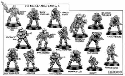 RT7 Mercenaries - RT1 Flyer (Feb 88)